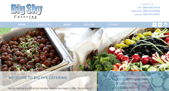 Desktop Screenshot of bigskycatering.net