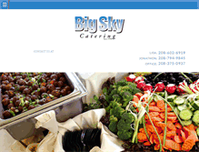 Tablet Screenshot of bigskycatering.net